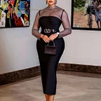 black rhinestone dress